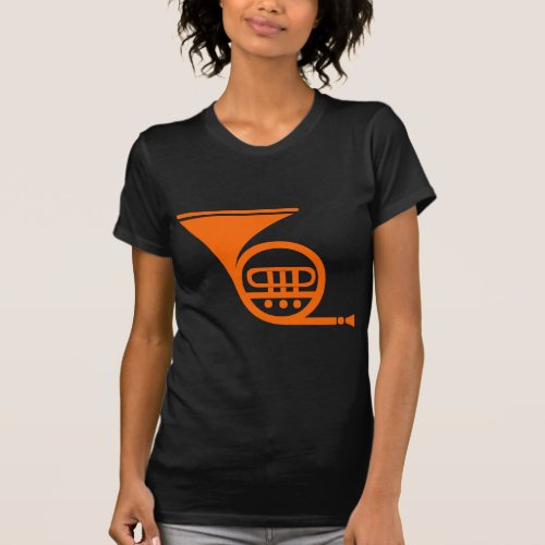 French Horn _ Orange T_Shirt