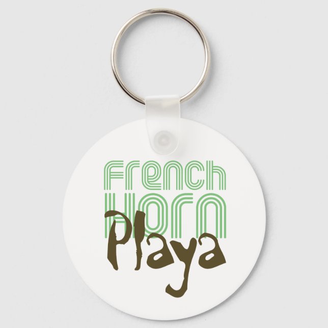 French Horn Playa Keychain (Front)