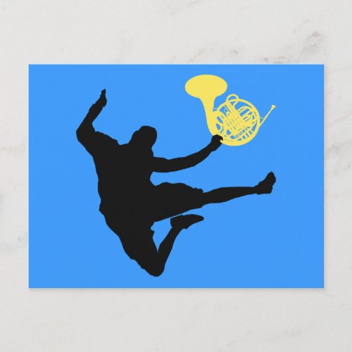 French Horn Player Postcard