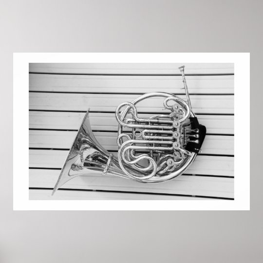 French Horn Poster