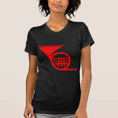 French Horn _ Red T_Shirt