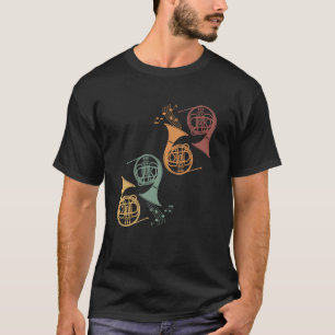 French Horn Retro French Horn Player Hornist T-Shirt