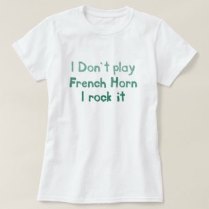 French Horn Rock It T-shirt - Ladies