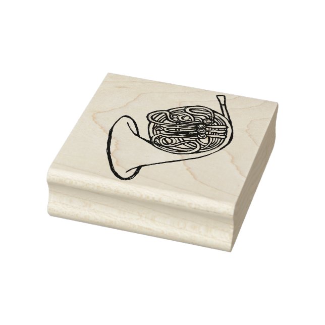 French Horn                                        Rubber Stamp (Stamp)