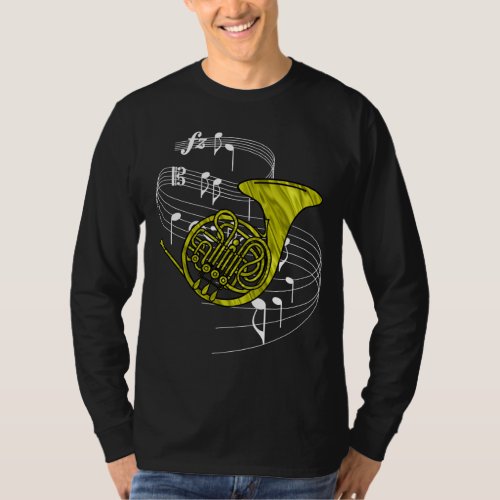 French Horn T_Shirt