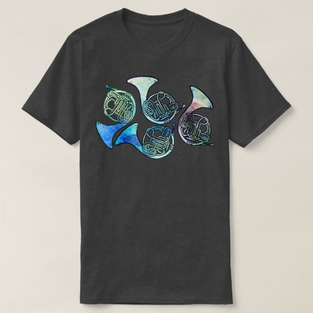 French Horns1 T-Shirt (Design Front)