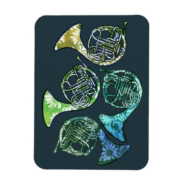 French Horns Daisy Band Class Teacher              Magnet (Vertical)