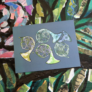 French Horns Daisy Band Class Teacher Postcard