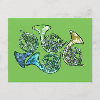 French Horns Daisy Band Class Teacher              Postcard