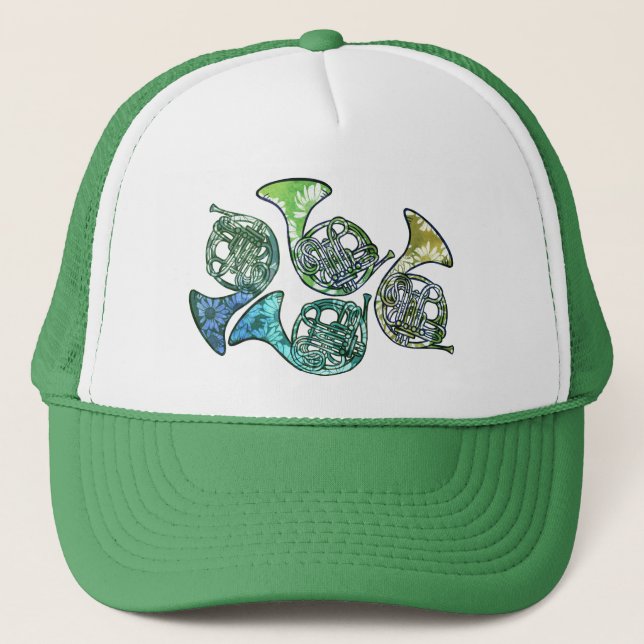 French Horns Daisy Band Class Teacher              Trucker Hat (Front)