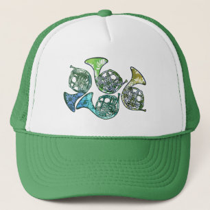 French Horns Daisy Band Class Teacher Trucker Hat
