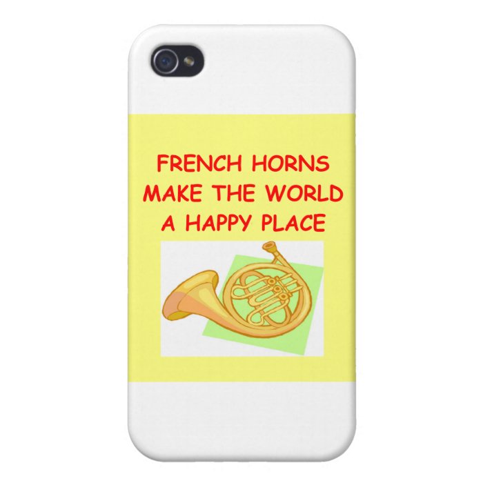 french horns iPhone 4/4S cover