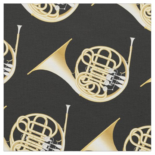 French Horns Music Musician Room Decor Fabric