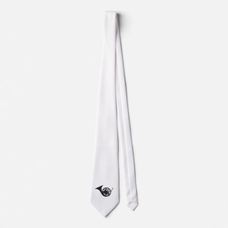 French Horntie (white) Tie