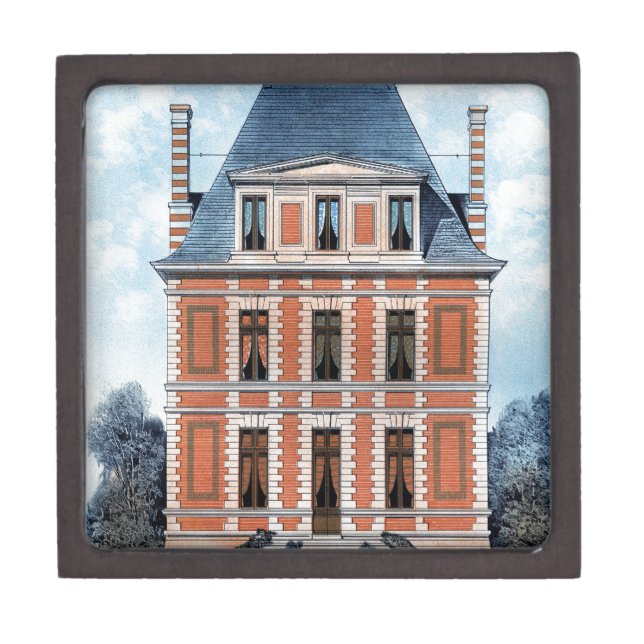 French House Vintage Jewelry Box (Front)