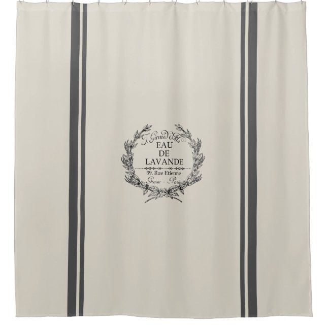 French II Shower Curtain (Front)
