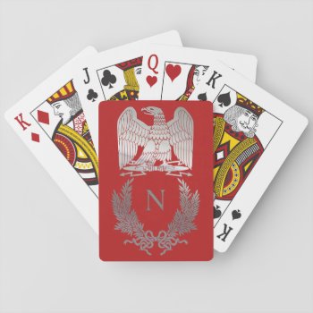 French Imperial Eagle Playing Cards by GrooveMaster at Zazzle