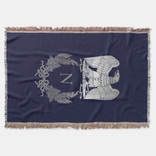 French Imperial Eagle Throw Blanket
