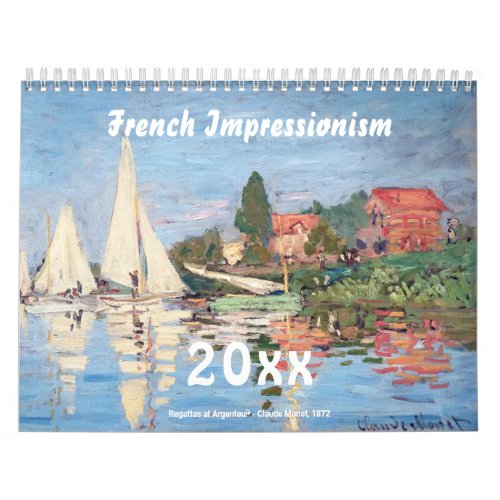 French Impressionism and Post_Impressionism Calendar