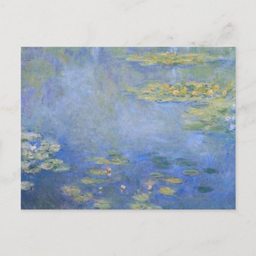 French Impressionism Claude Monet Waterlilies Postcard
