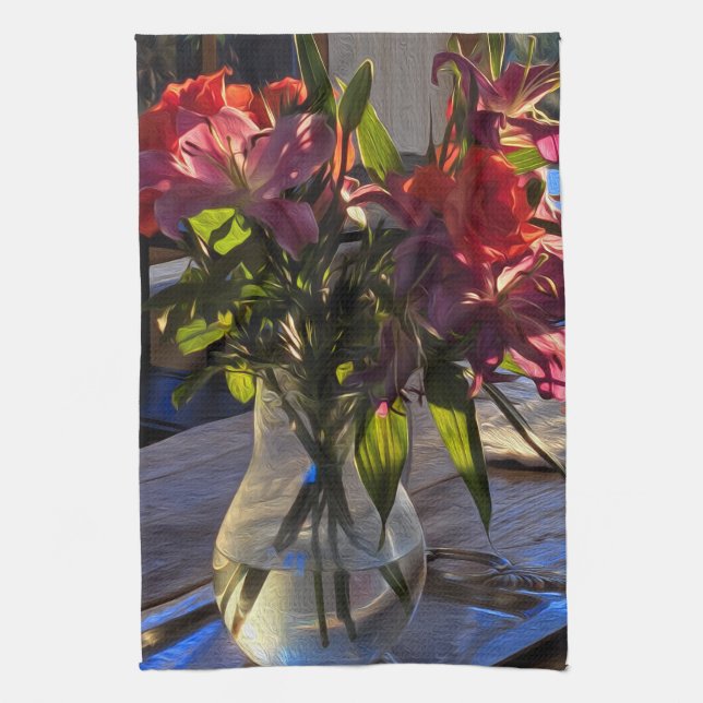 French Impressionist Kitchen Towel (Vertical)