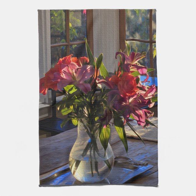 French Impressionist Kitchen Towel (Vertical)