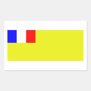 French Indo-China Rectangular Sticker