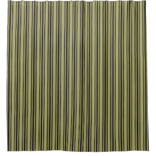 Ticking Stripe Shower Curtains Zazzle, Green Ticking Shower Curtain