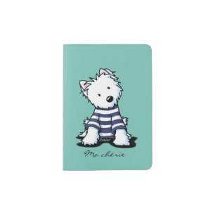 French KiniArt Westie Dog Passport Holder