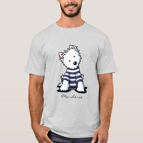 French KiniArt Westie Dog T_Shirt