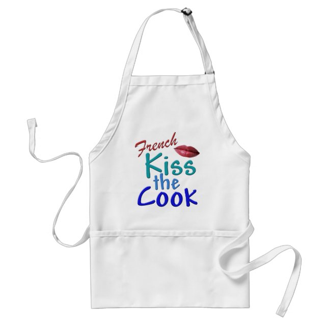 French-Kiss the Cook Adult Apron (Front)