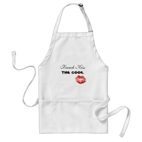 French Kiss the Cook Adult Apron