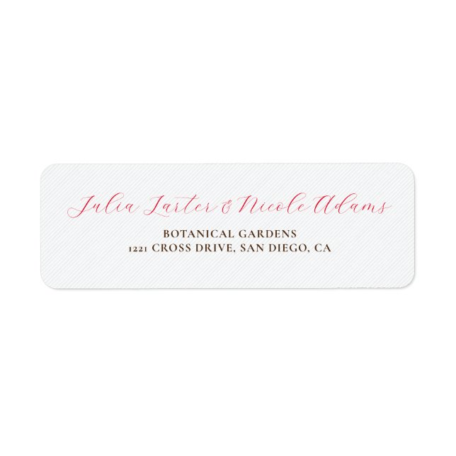 French Kissed Sweet Berry Grapes Flowers Wedding Label (Front)
