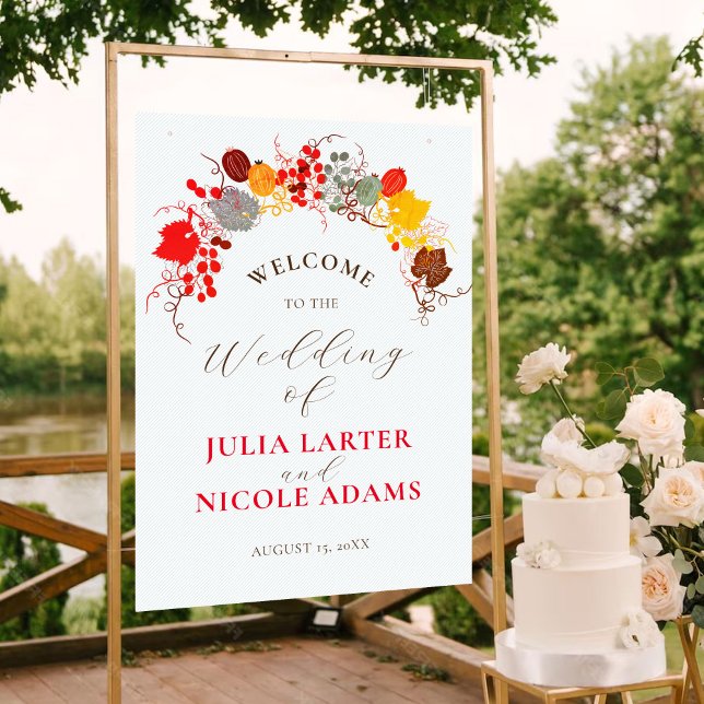 French Kissed Sweet Berry Grapes Flowers Wedding Poster (Creator Uploaded)