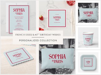 French Kisses & 40th Birthday Wishes Paris 