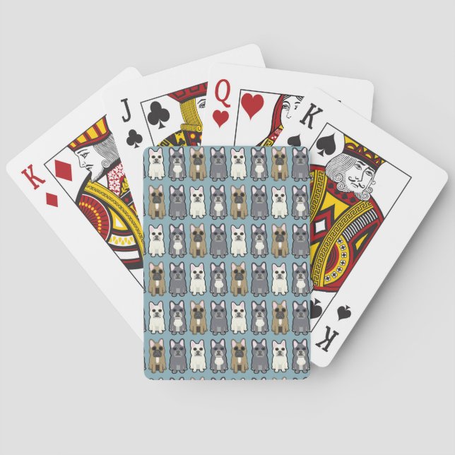 French Kisses, Frenchies Poker Cards (Back)