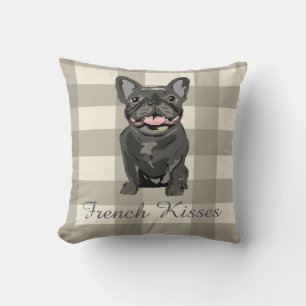 French Kisses Throw Pillow