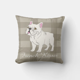French Kisses Throw Pillow