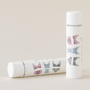 French Lace Lingerie Bridal Shower Lip Balm