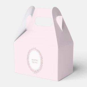 French Laduree Patisserie Boulangerie Pink Favor Boxes