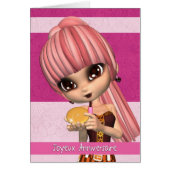 French Language Card Joyeux Anniversaire (Front)