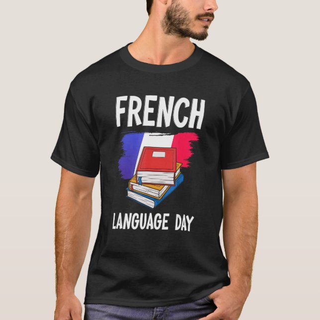 French Language Day United Nations T-Shirt (Front)