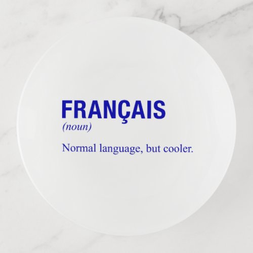 FRENCH Language Trinket Tray