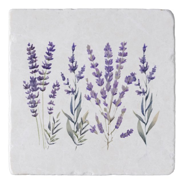 French Lavender Design Trivet (Front)