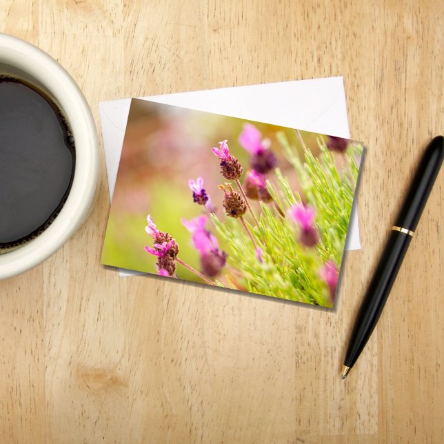 French Lavender Flowers Note Cards (Creator Uploaded)