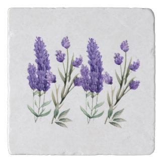 French Lavender Pattern Trivet