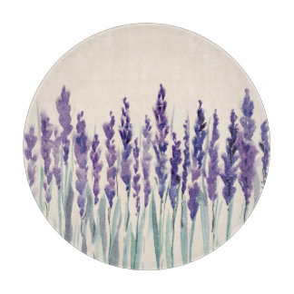 French Lavender: Watercolor Illustration Cutting Board