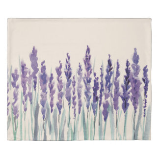 French Lavender: Watercolor Illustration Duvet Cover