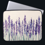 French Lavender: Watercolor Illustration Laptop Sleeve<br><div class="desc">french lavander watercolor illustration
Lovely watercolor lavender illustration - so soothing and aromatic!
French Lavender Delight! Watercolor Perfume and Herbs Magic.
lavander,  watercolor,  perfume,  herb,  lavender,  aromatic,  background,  pattern,  abstract,  flower,  texture,  illustration,  grass,  white,  floral,  painting,  brush,  medicine,  oil,  set</div>