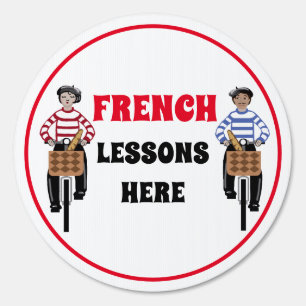 French lessons Sign